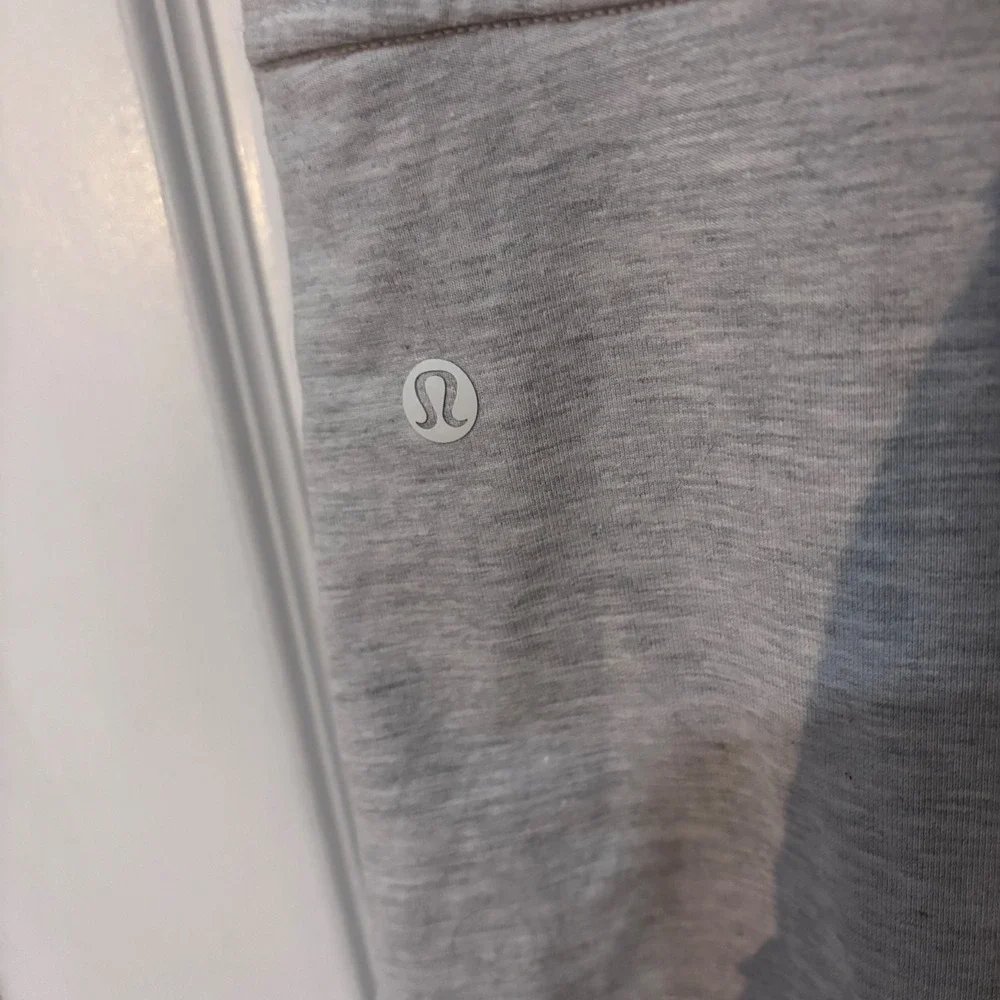 Lululemon City Sweat Joggers Heathered Grey Tapered Sweatpants Size Medium